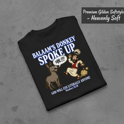 Balaam’s Donkey Spoke Up T-Shirt_fold_tilt