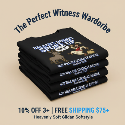 Balaam’s Donkey Spoke Up T-Shirt_stacked_promotion