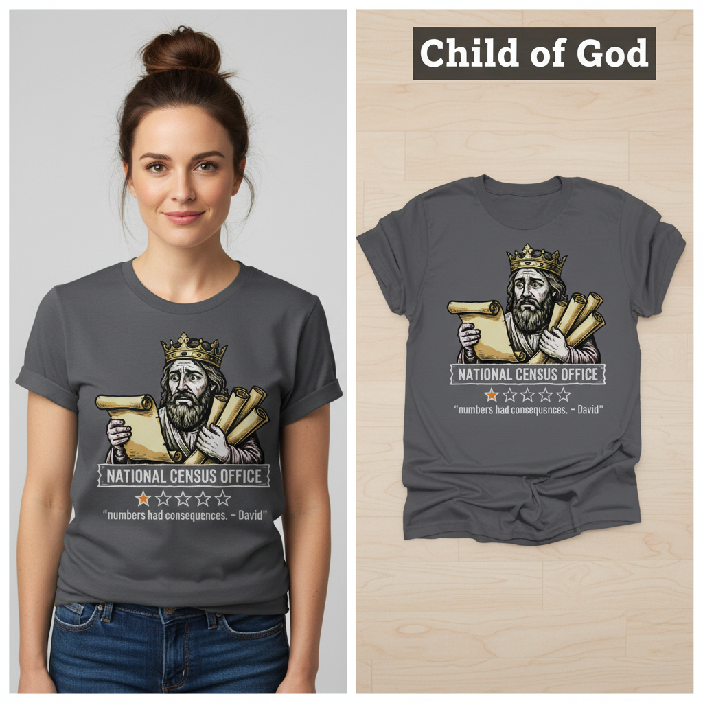National Census Office T-Shirt_model_flat