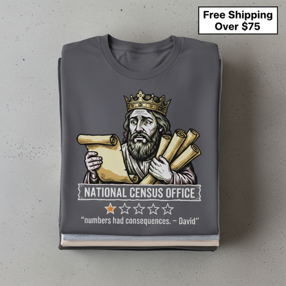 National Census Office T-Shirt_stacked_flatlay