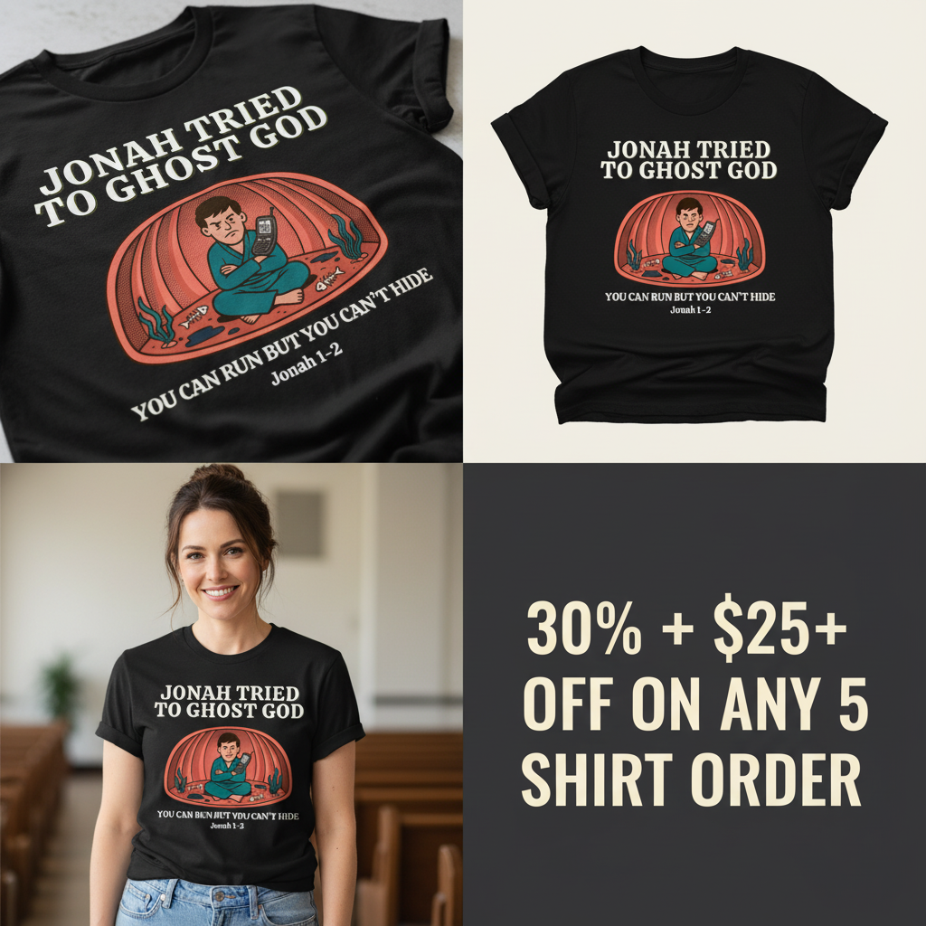 Jonah Tried to Ghost God T-Shirt_4_panel