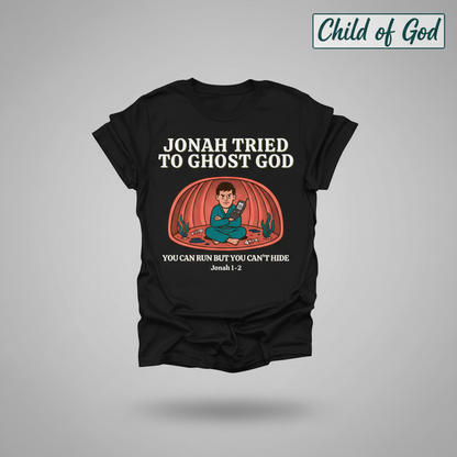 Jonah Tried to Ghost God T-Shirt_3d_float
