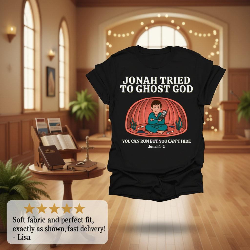 Jonah Tried to Ghost God T-Shirt_review_5star