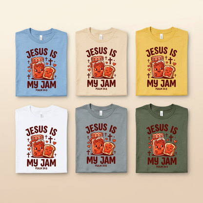 Jesus Is My Jam T-Shirt_6color_grid
