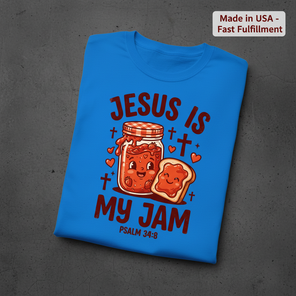 Jesus Is My Jam T-Shirt_fold_tilt
