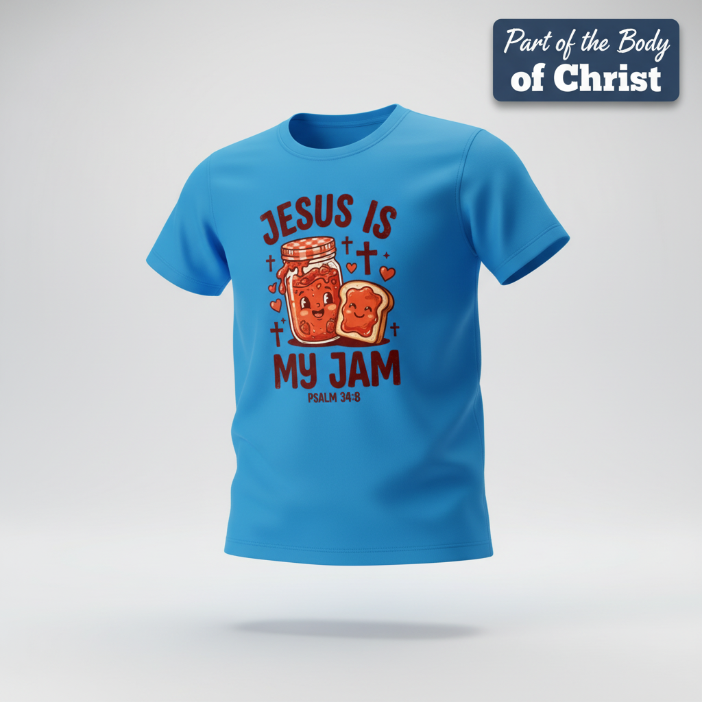 Jesus Is My Jam T-Shirt_3d_float