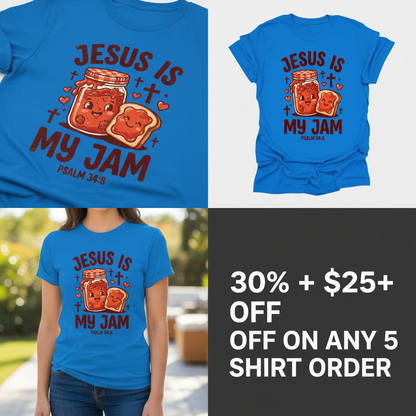 Jesus Is My Jam T-Shirt_4_panel