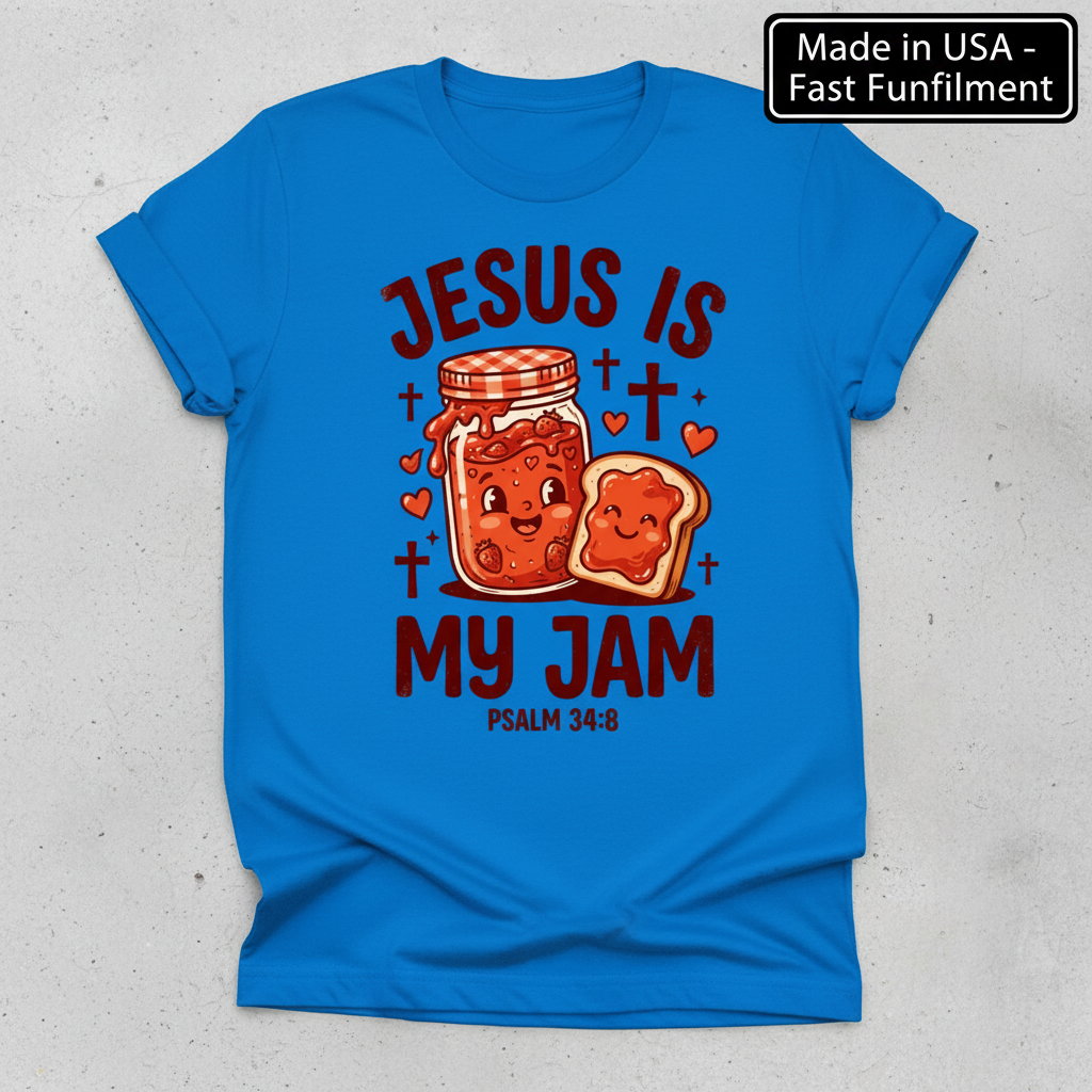 Jesus Is My Jam T-Shirt_clean