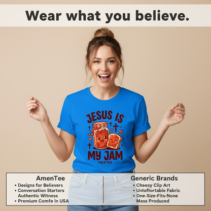 Jesus Is My Jam T-Shirt_product_table