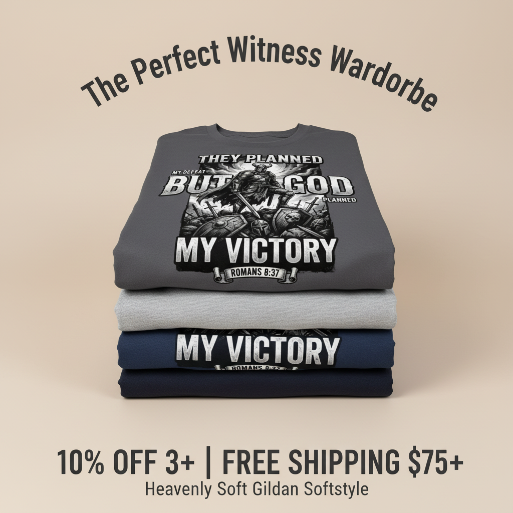 But God My Victory T-Shirt_stacked_promotion