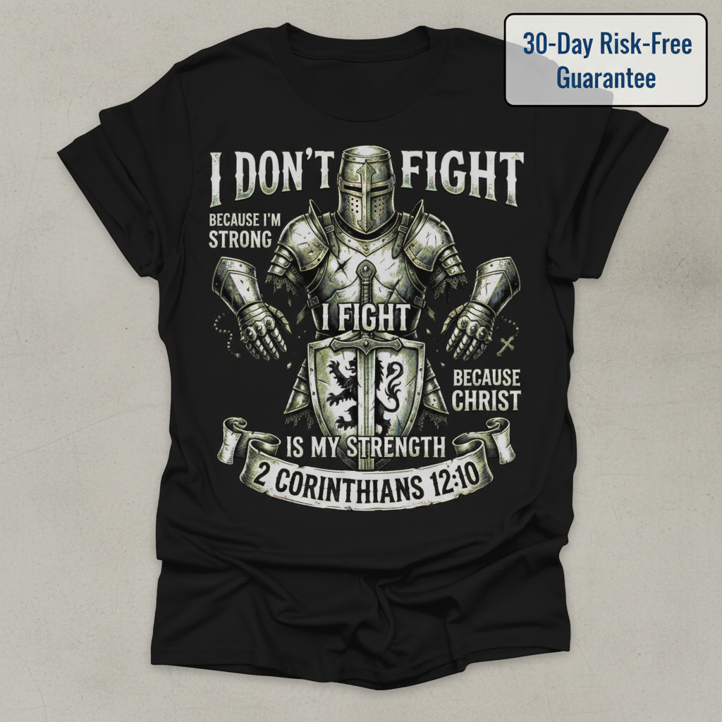 Christ Is My Strength T-Shirt_clean