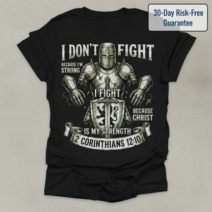 Christ Is My Strength T-Shirt_clean