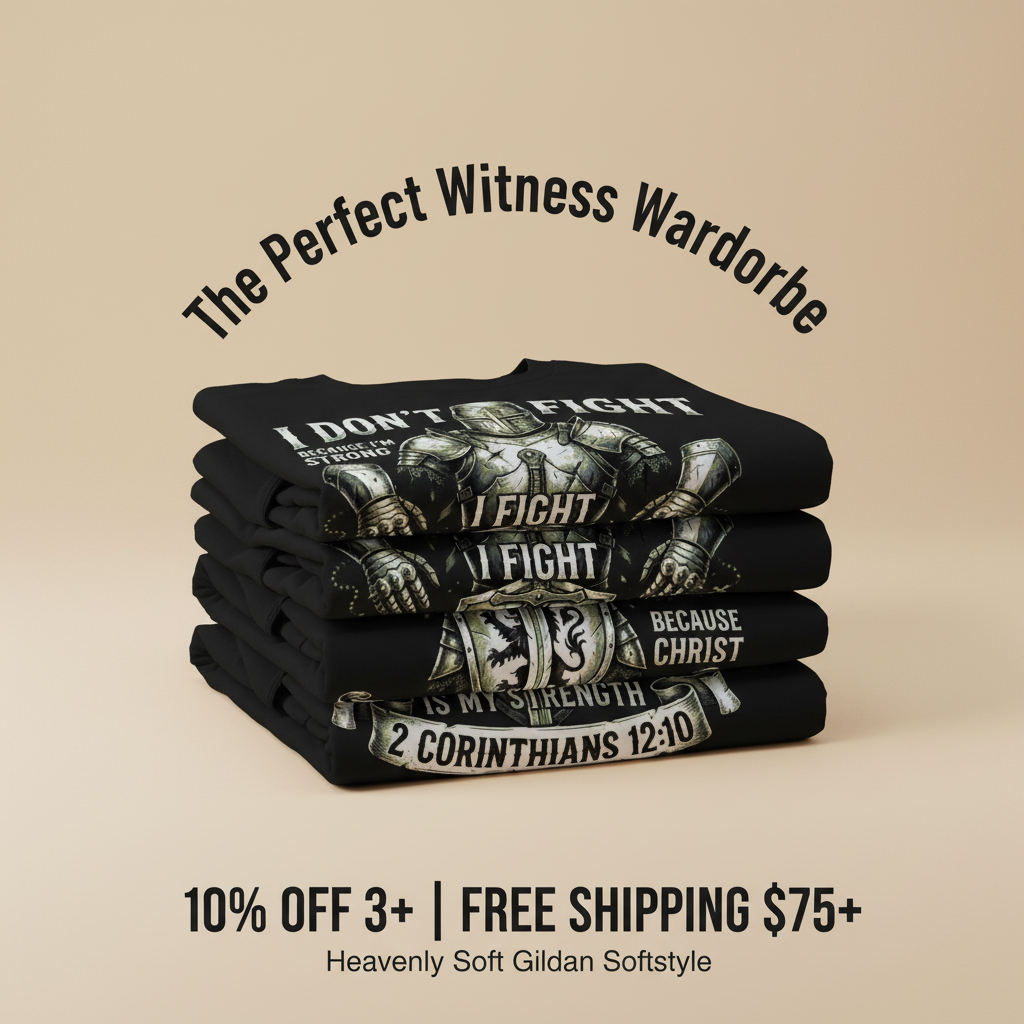 Christ Is My Strength T-Shirt_stacked_promotion