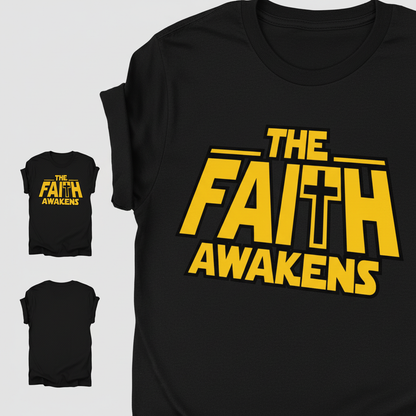 The Faith Awakens T-Shirt_triple_model