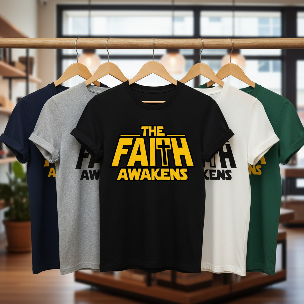The Faith Awakens T-Shirt_boutique_rack