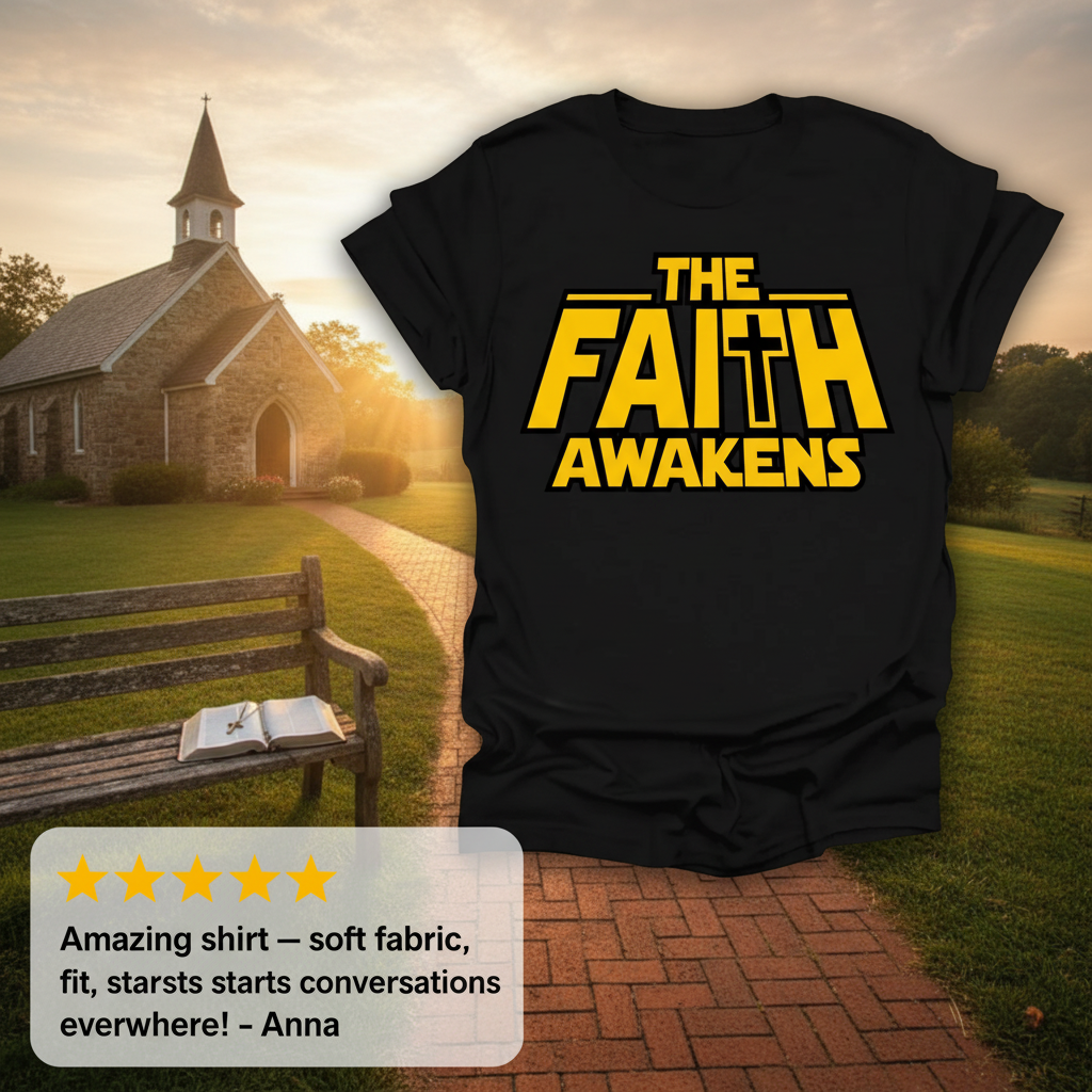 The Faith Awakens T-Shirt_review_5star