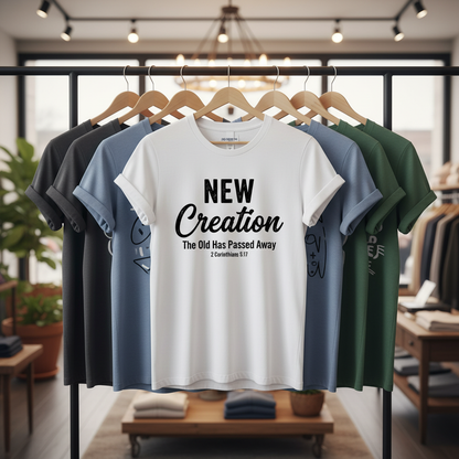 New Creation Faith T-Shirt_boutique_rack