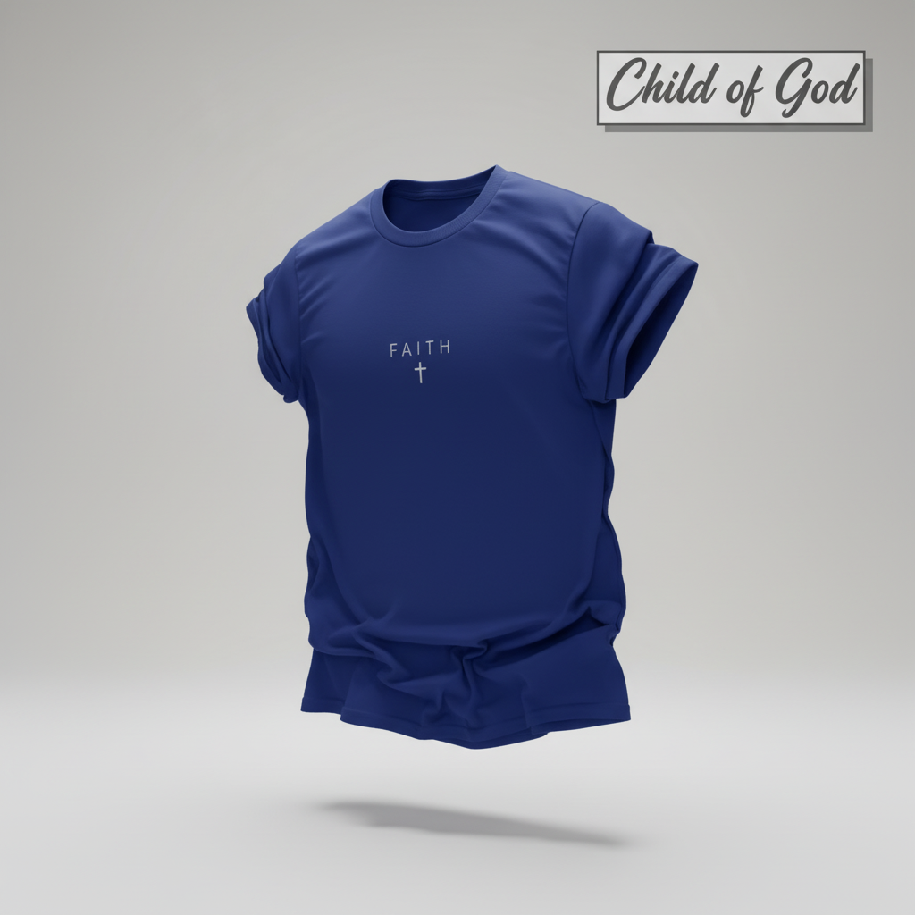 Faith Cross T-Shirt_3d_float
