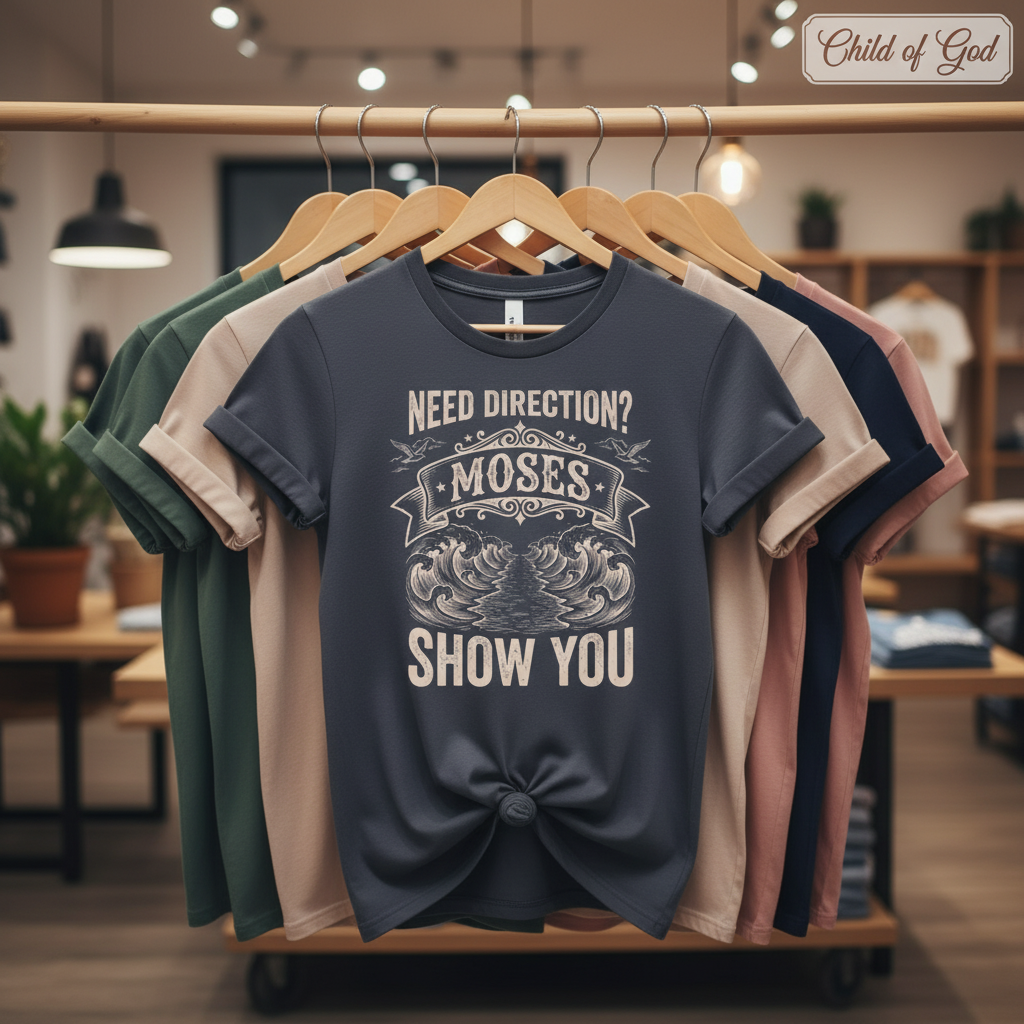 Let Moses Show You T-Shirt_boutique_rack