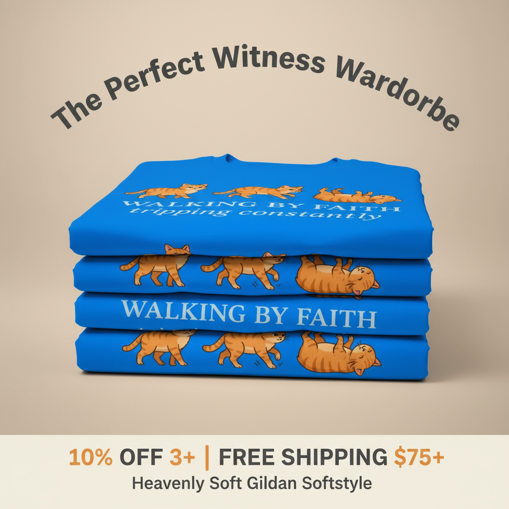 Walking By Faith Cat T-Shirt_stacked_promotion