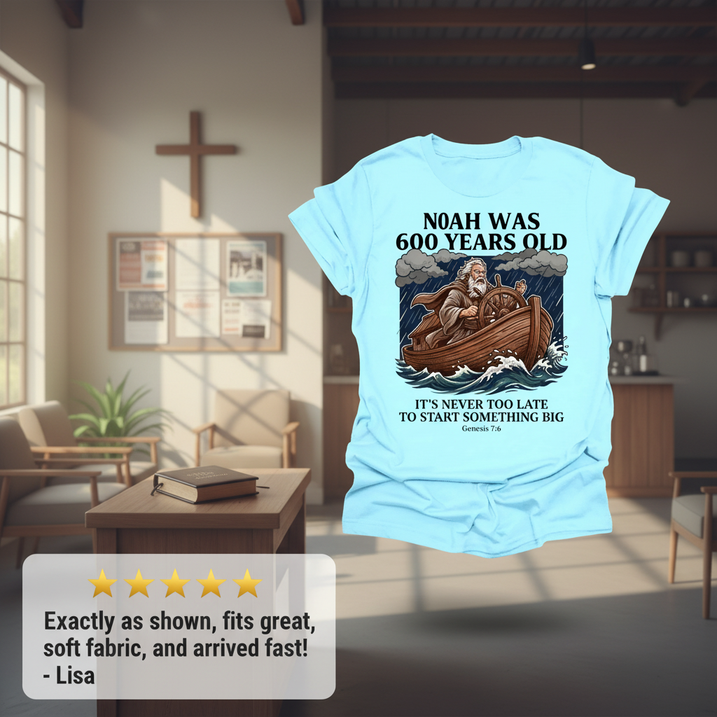 Noah's New Beginning T-Shirt_review_5star