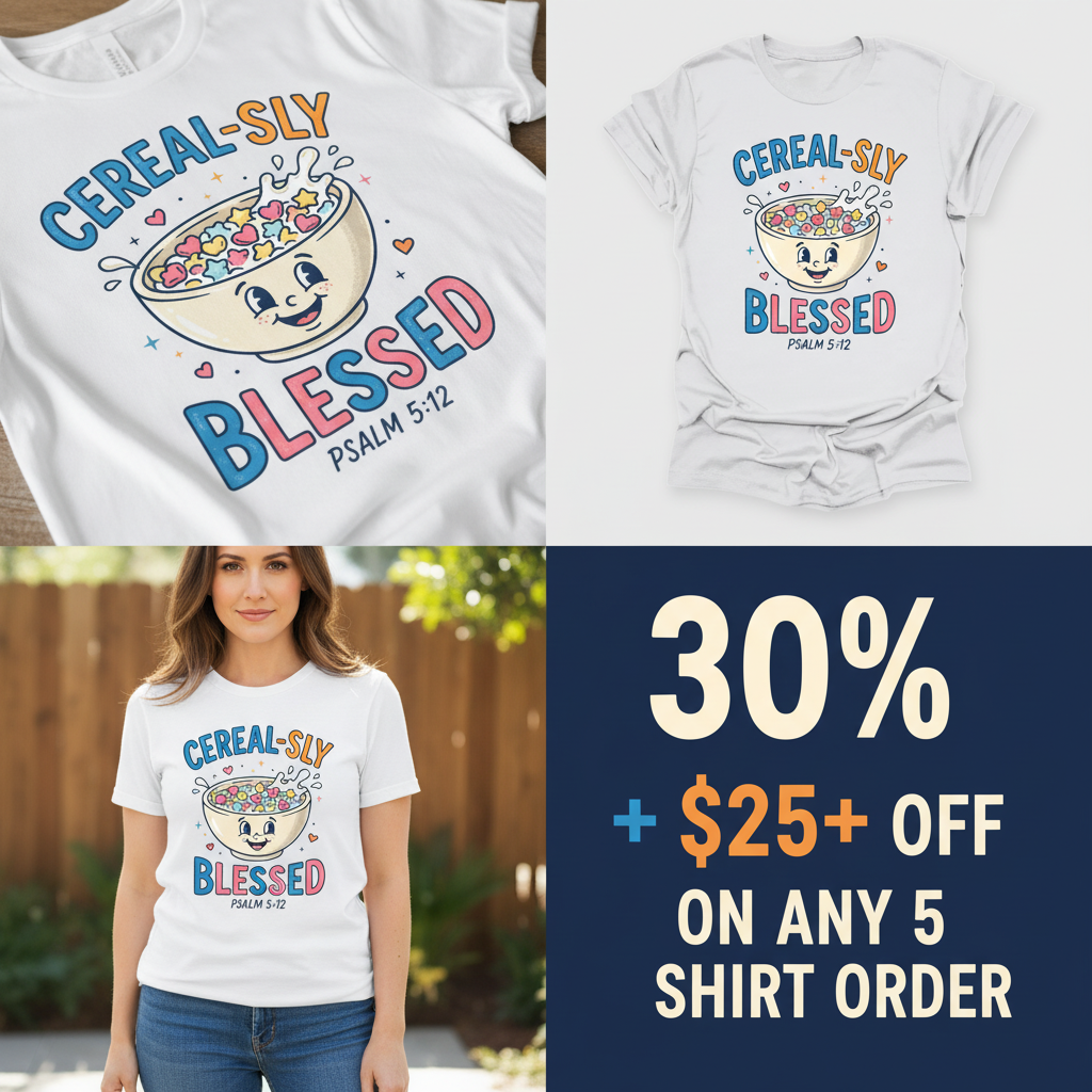 Cereal-sly Blessed T-Shirt_4_panel