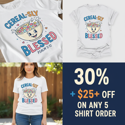 Cereal-sly Blessed T-Shirt_4_panel