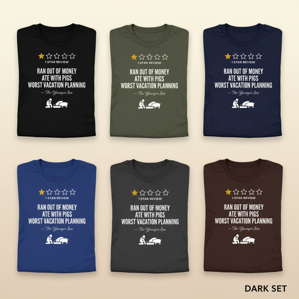Worst Vacation Ever T-Shirt_6color_grid