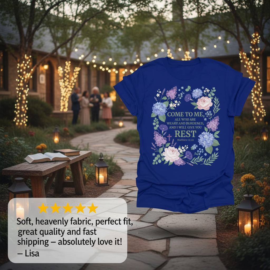 Rest in His Promise T-Shirt_review_5star