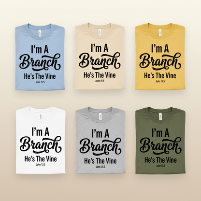 I'm a Branch T-Shirt_6color_grid
