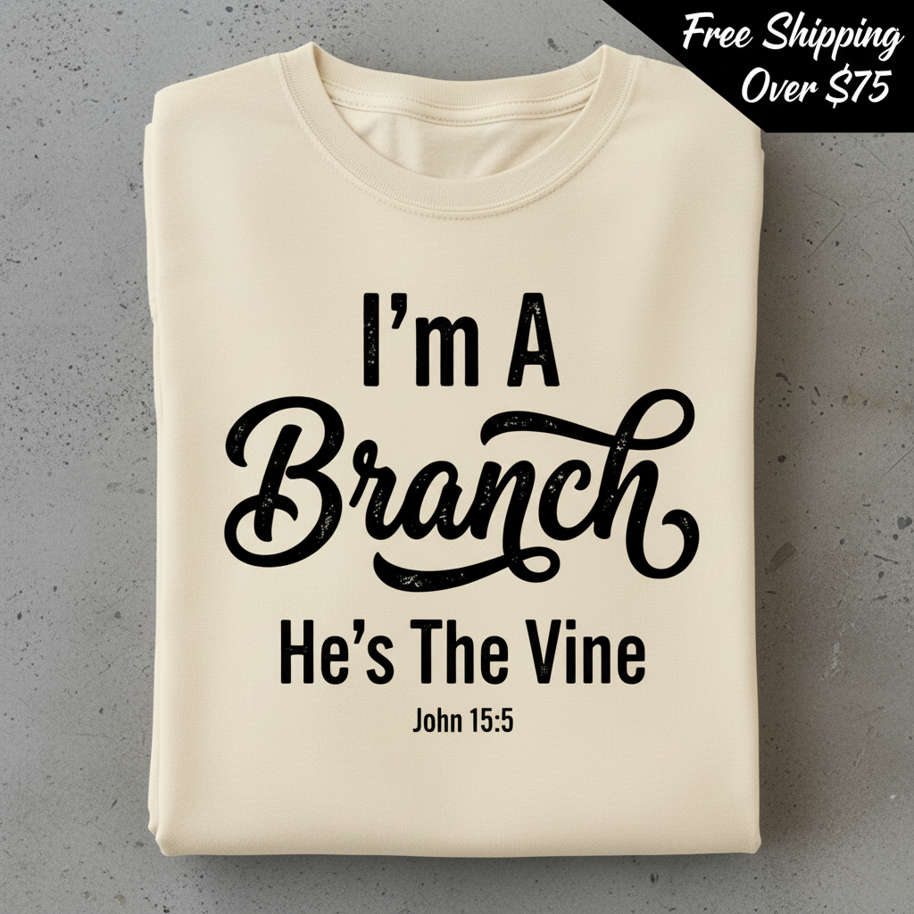 I'm a Branch T-Shirt_stacked_flatlay