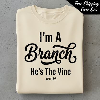 I'm a Branch T-Shirt_stacked_flatlay