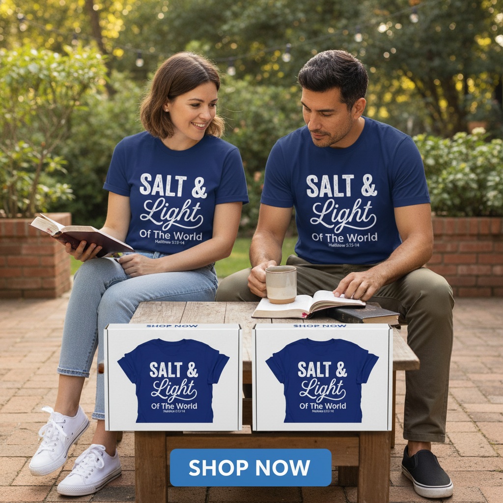 Salt & Light T-Shirt_dual_model_life