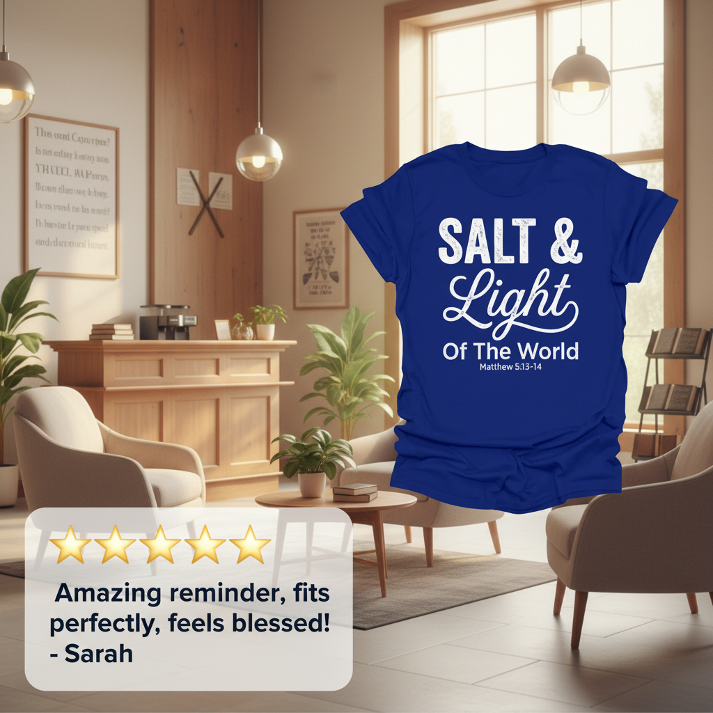 Salt & Light T-Shirt_review_5star