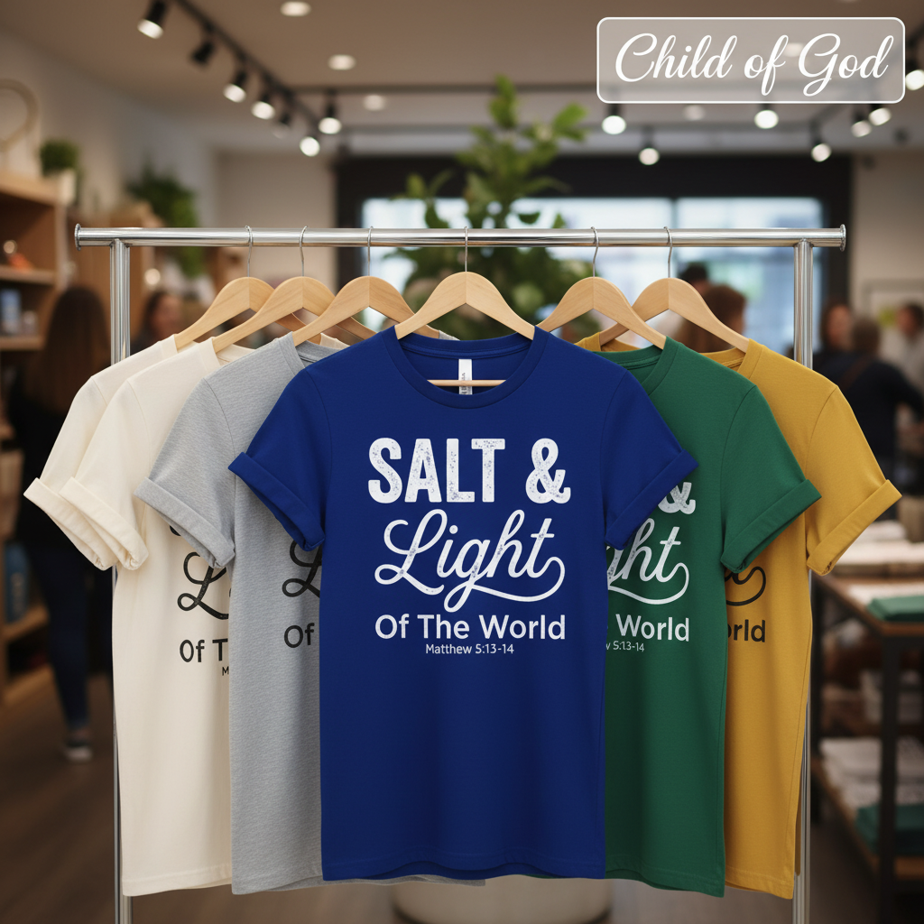 Salt & Light T-Shirt_boutique_rack