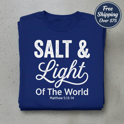 Salt & Light T-Shirt_stacked_flatlay