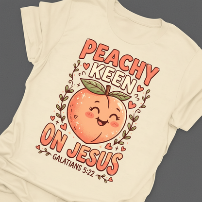 Peachy Keen On Jesus T-Shirt_extreme_za