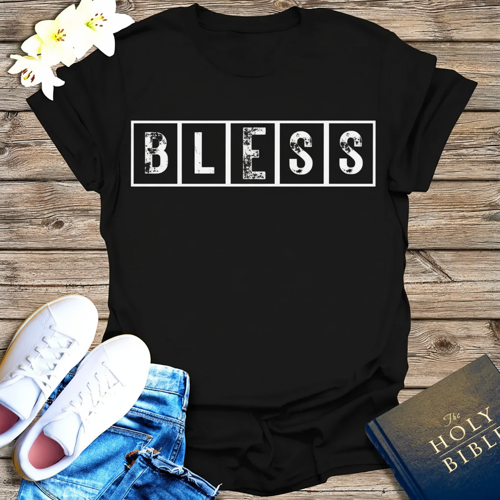 Bliss Bless T-Shirt_dual_model_life