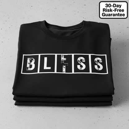 Bliss Bless T-Shirt_stacked_flatlay