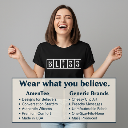 Bliss Bless T-Shirt_product_table