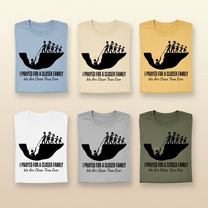 Closer Family Prayer T-Shirt_6color_grid