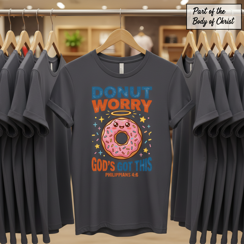 Donut Worry God's Got This T-Shirt_boutique_rack