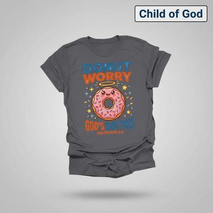 Donut Worry God's Got This T-Shirt_3d_float