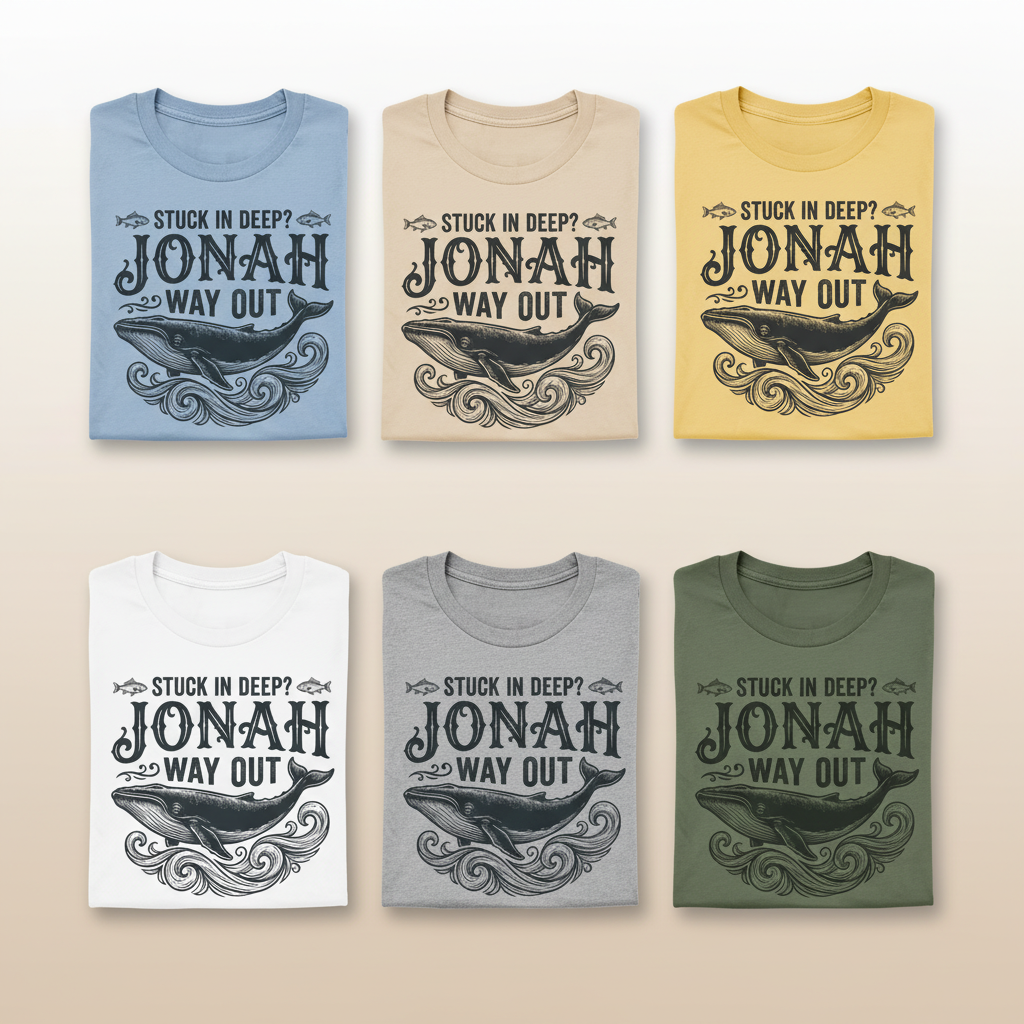 Jonah Way Out T-Shirt_6color_grid