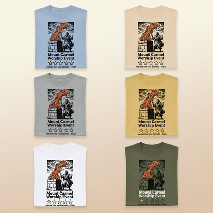 Mount Carmel Worship Event T-Shirt_6color_grid