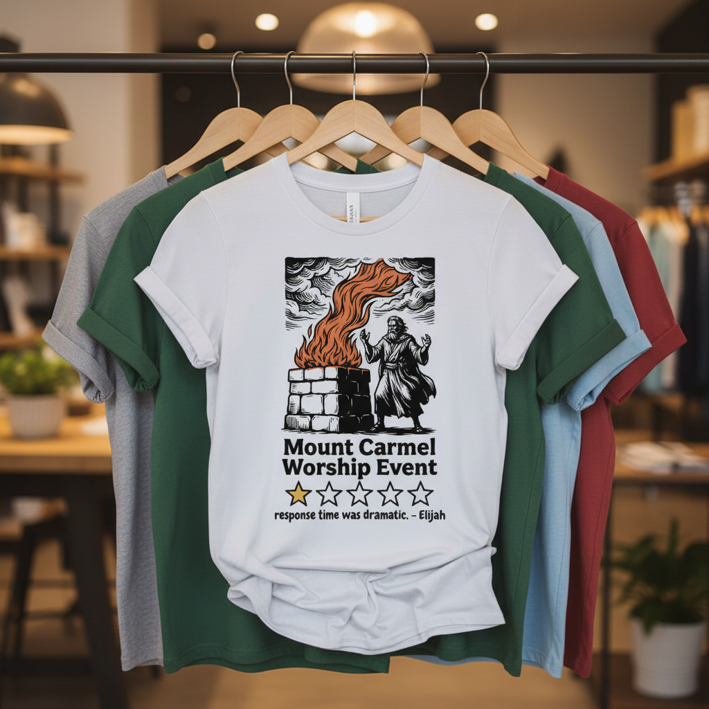 Mount Carmel Worship Event T-Shirt_boutique_rack