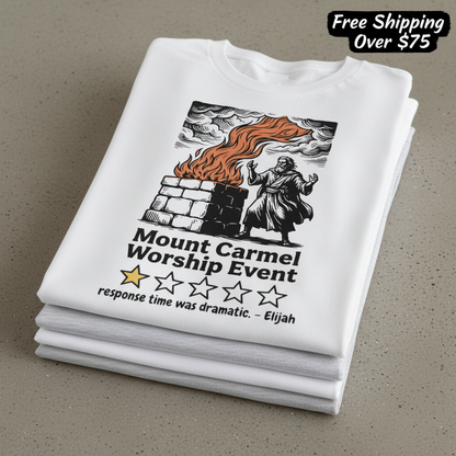 Mount Carmel Worship Event T-Shirt_stacked_flatlay