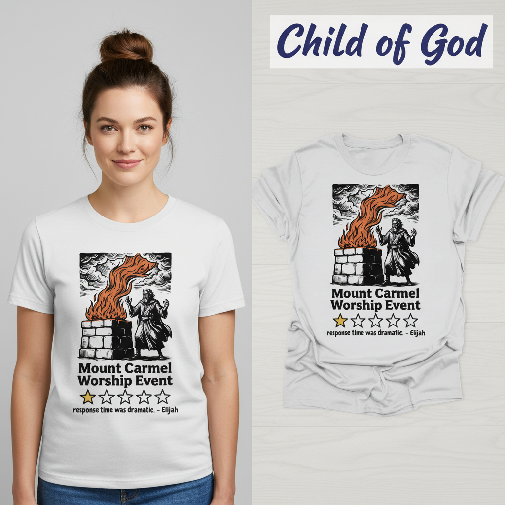 Mount Carmel Worship Event T-Shirt_model_flat