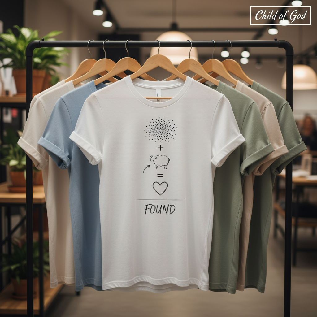 Lost Sheep Found T-Shirt_boutique_rack