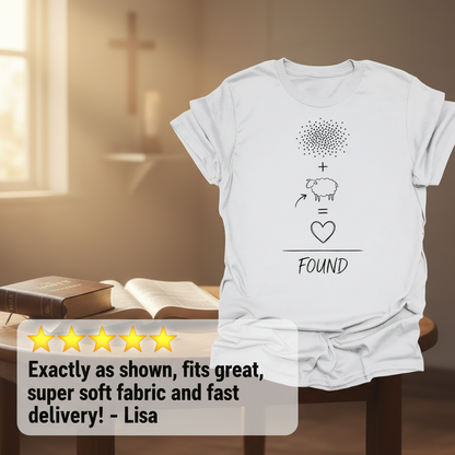Lost Sheep Found T-Shirt_review_5star